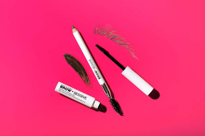 Brow-Sessive Brow Pencil, Ultra-Precise Dual Ended Spoolie Brush for Perfect Buidlable Blendable Shaping, Natural Lasting Shades for Every Brow, Cruelty-Free & Vegan - Taupe(Packaged)