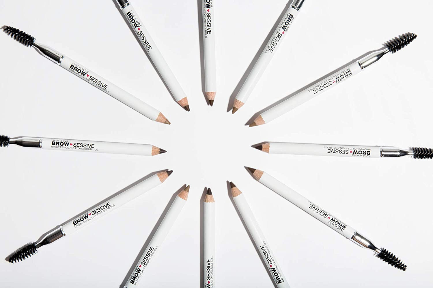 Brow-Sessive Brow Pencil, Ultra-Precise Dual Ended Spoolie Brush for Perfect Buidlable Blendable Shaping, Natural Lasting Shades for Every Brow, Cruelty-Free & Vegan - Taupe(Packaged)