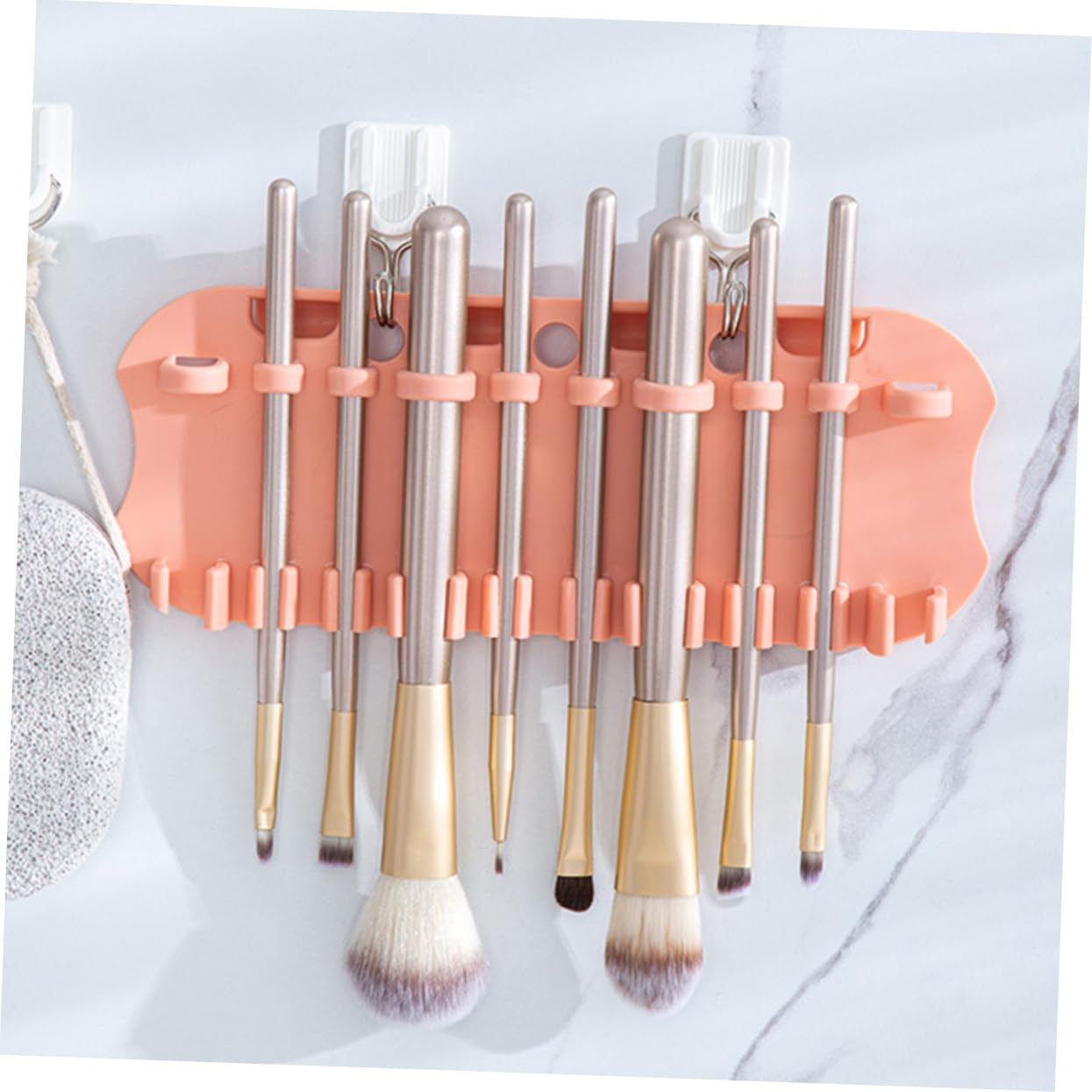 Box Makeup Organizer Makeup Brush Cleaning Mat Makeup Brush Cup Purple Cosmetic Brush Cleaner Pp